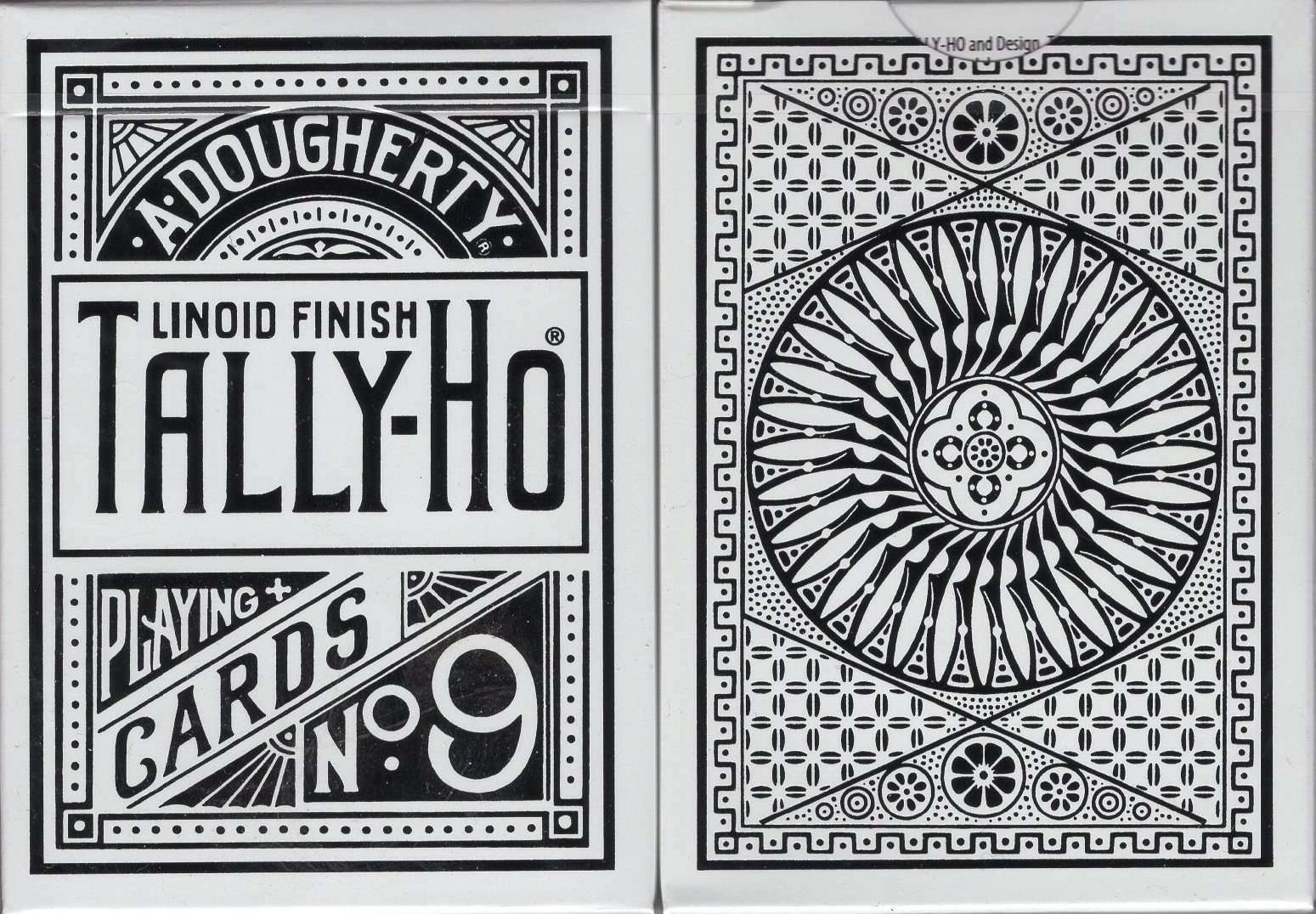 Tally-Ho White Playing Cards - Image 2
