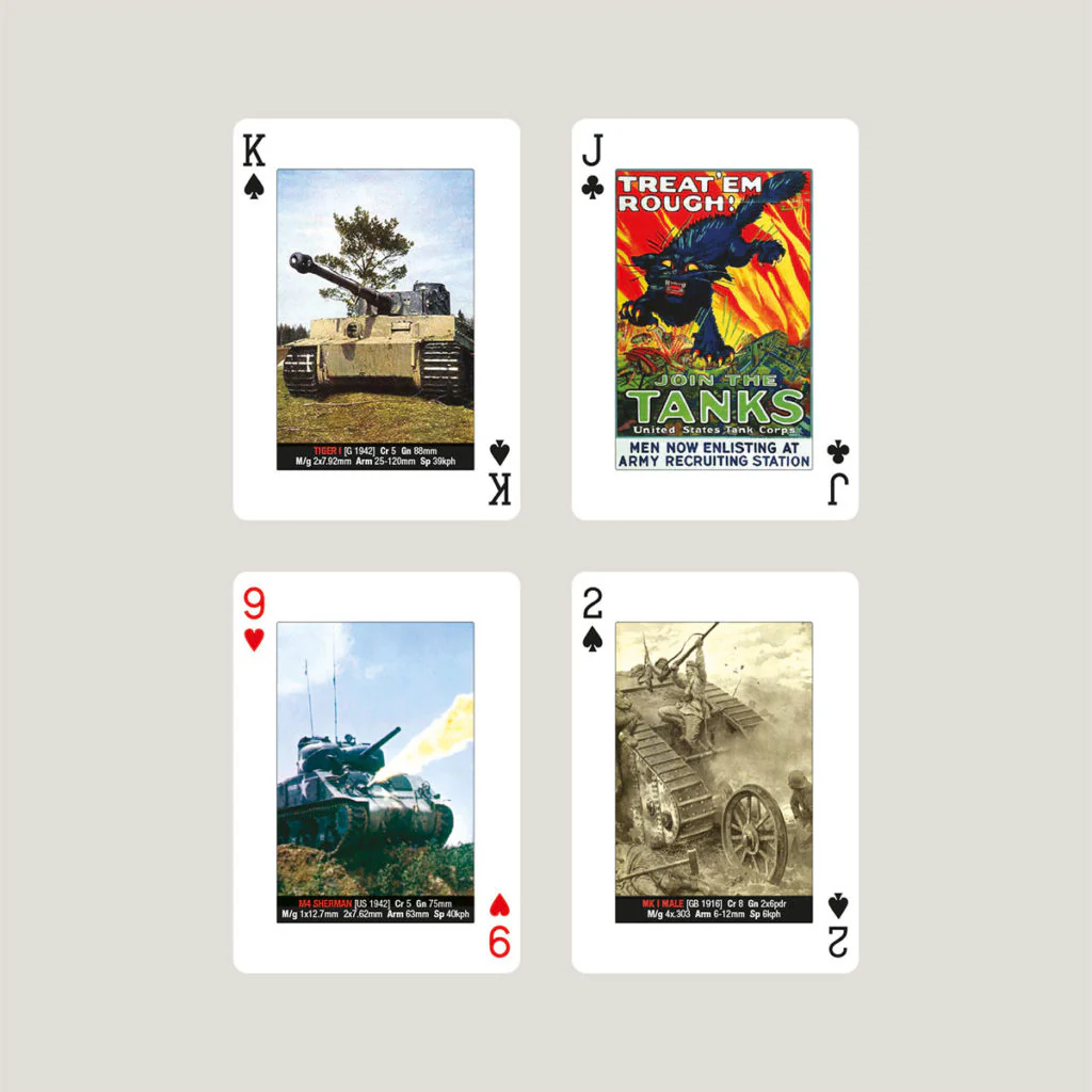 Tanks! From WWI to Korea Playing Cards Piatnik - Image 2
