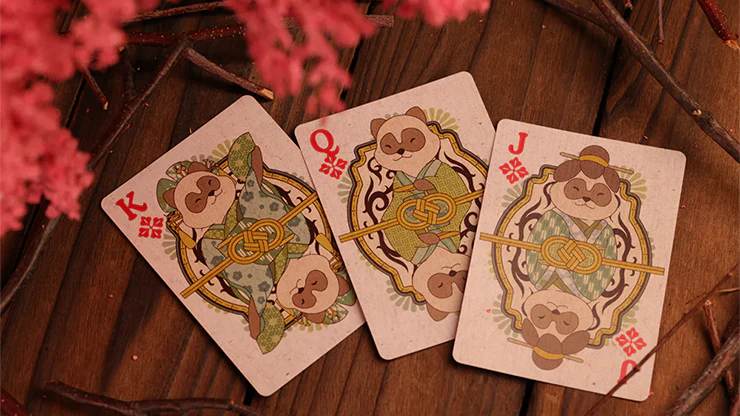 Tanuki Yukaku Playing Cards -Oiran-Dochu - Image 2