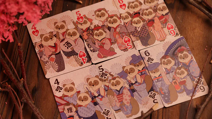 Tanuki Yukaku Playing Cards -Oiran-Dochu - Image 4