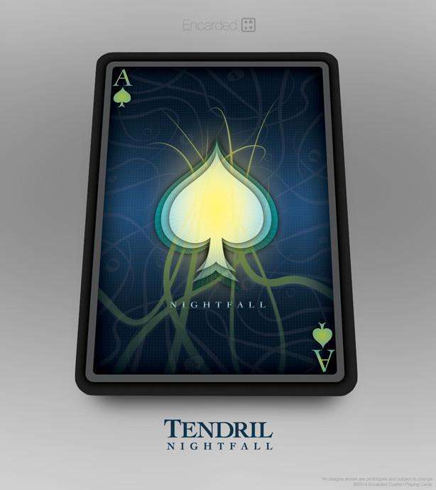 Tendril Nightfall v2 Playing Cards USPCC - Image 3
