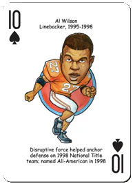 Tennessee Football Heroes Playing Cards - Image 4