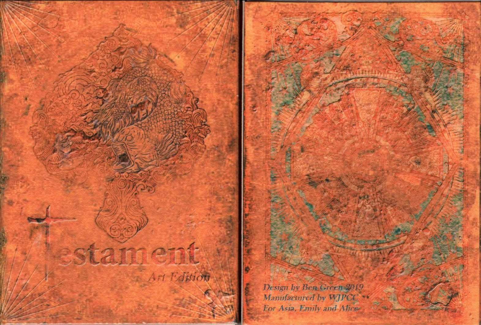 Testament Art Playing Cards WJPC