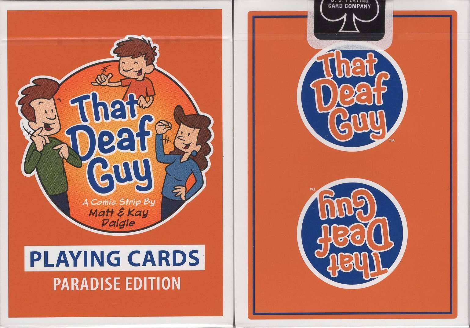 That Deaf Guy Paradise Playing Cards USPCC