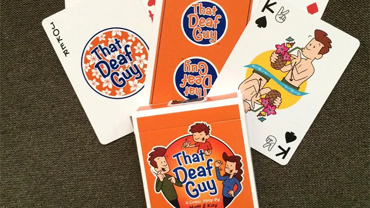 That Deaf Guy Paradise Playing Cards USPCC - Image 3