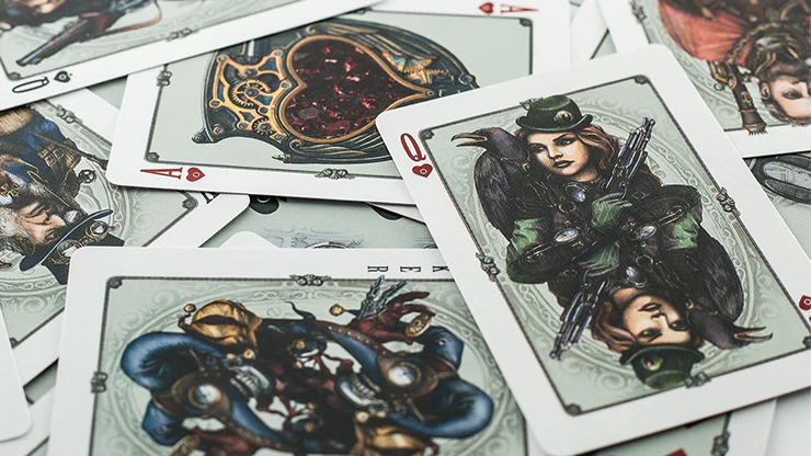 The Art of Steampunk v2 Playing Cards USPCC - Image 3