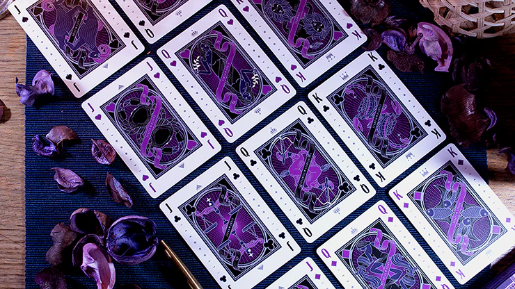The Constellation Majestic Purple Playing Cards Cartamundi - Image 4