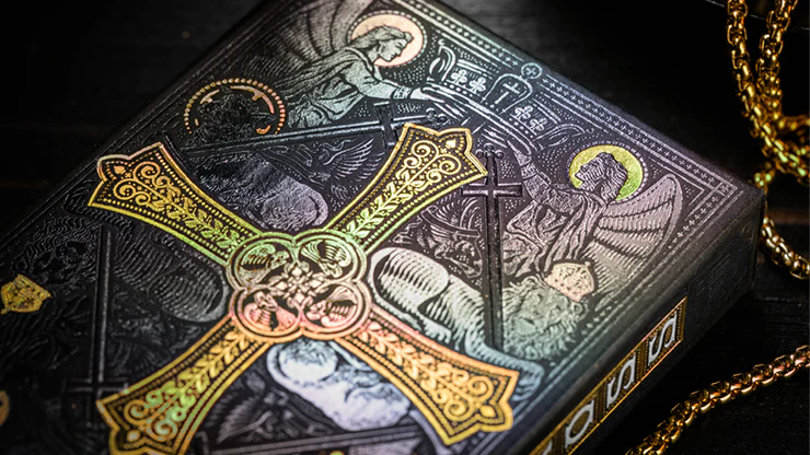The Cross Golden Grace Foiled Edition Playing Cards - Image 2