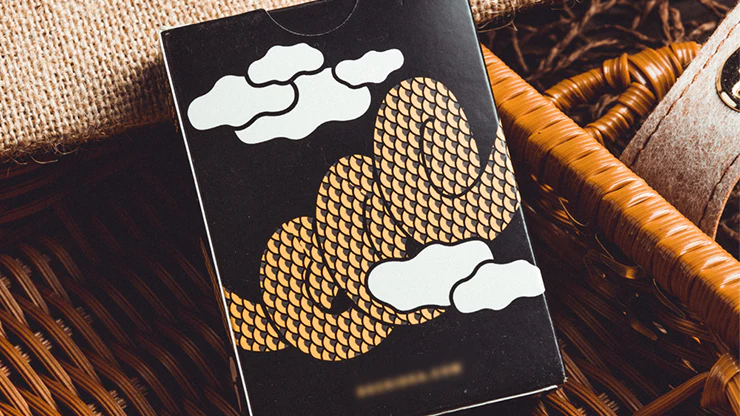 The Dragon Black Gilded Playing Cards - Image 3