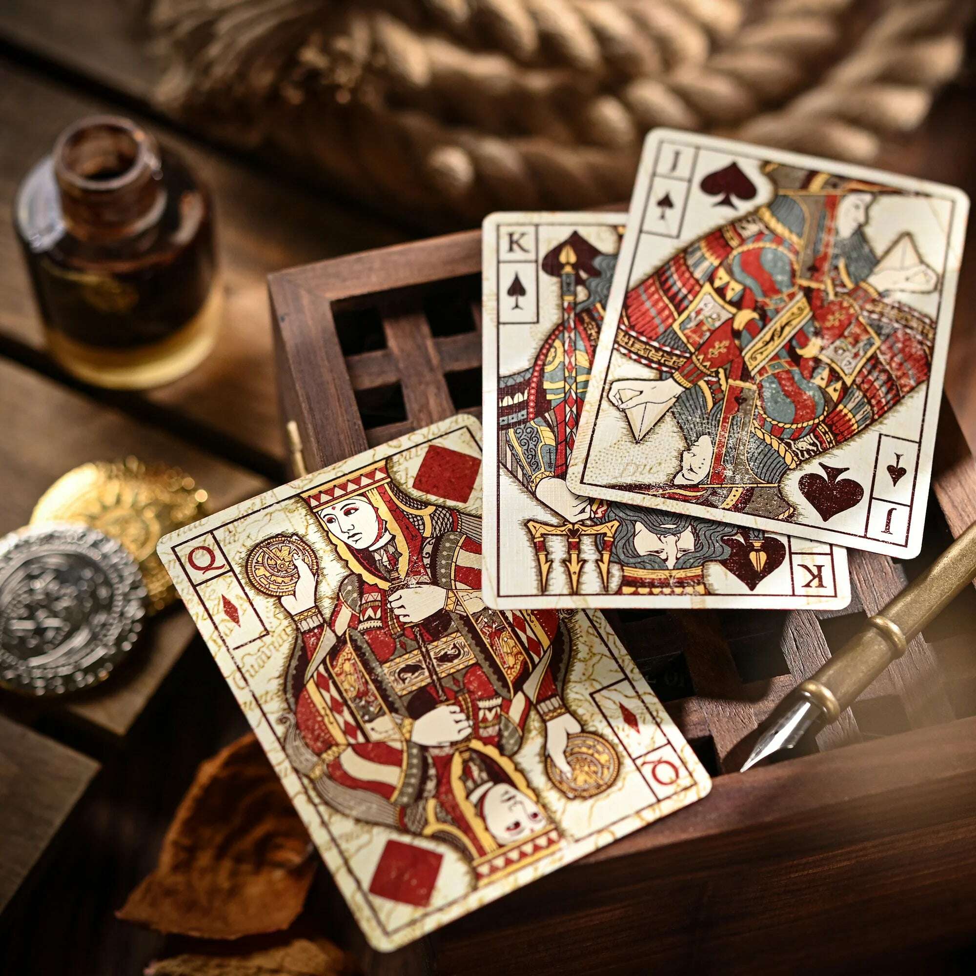 The Eye of the Ocean Intrepid Playing Cards Cartamundi - Image 3