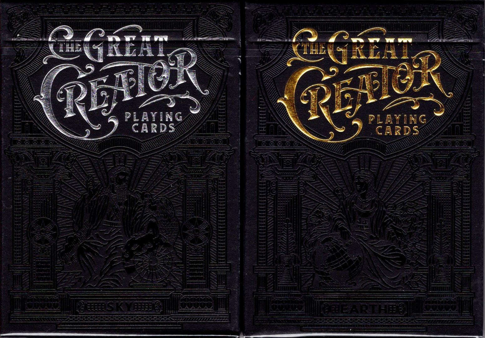 The Great Creator Foil Playing Cards 2 Deck Set TPCC