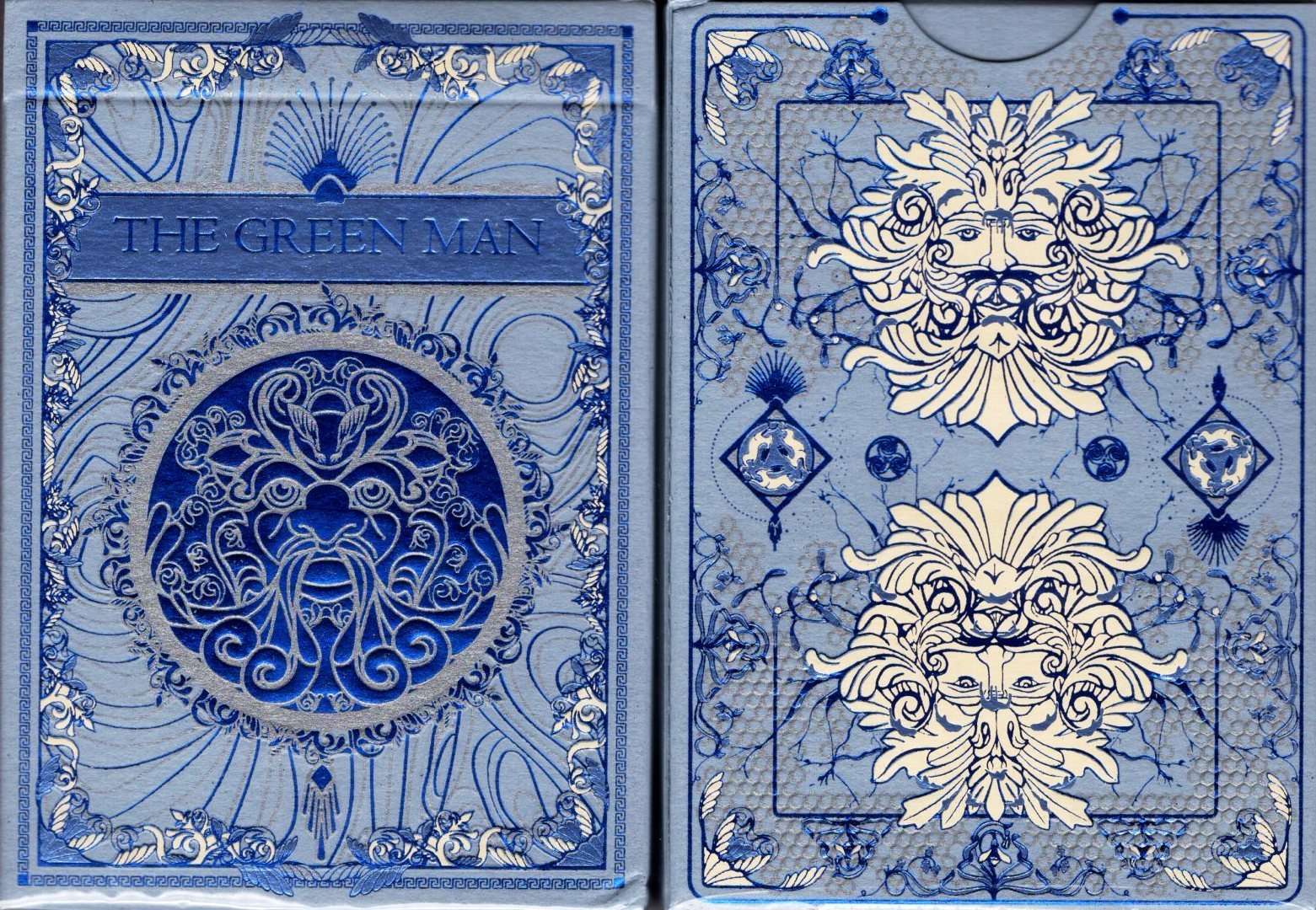 The Green Man Winter Playing Cards Cartamundi