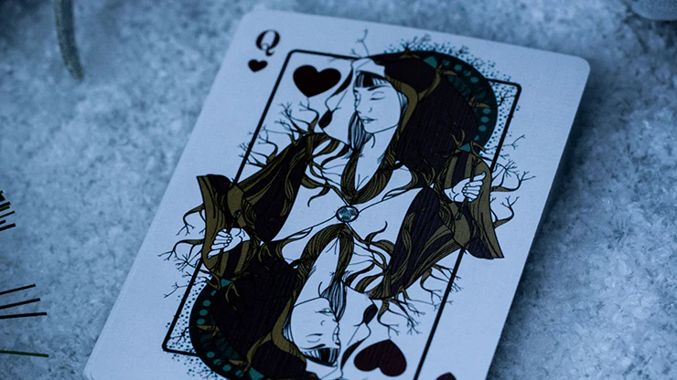 The Green Man Winter Playing Cards Cartamundi - Image 5