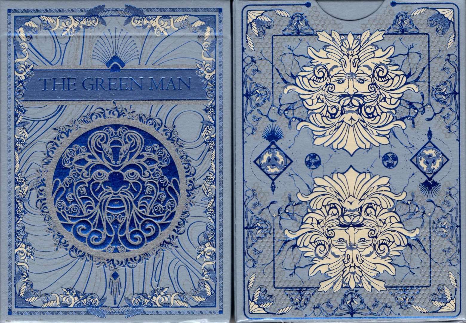 The Green Man Winter v2 Playing Cards Cartamundi