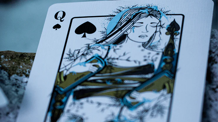 The Green Man Winter v2 Playing Cards Cartamundi - Image 3