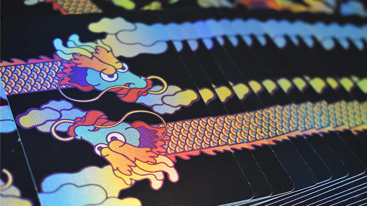 The King of Dragon Holographic Playing Cards - Image 2