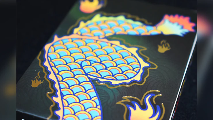 The King of Dragon Holographic Playing Cards - Image 3