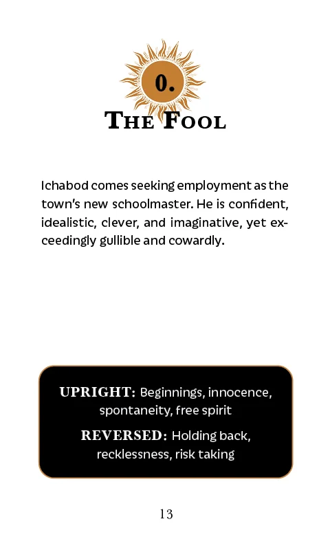 The Legend of Sleepy Hollow Tarot - Headless Horseman Edition - Image 7