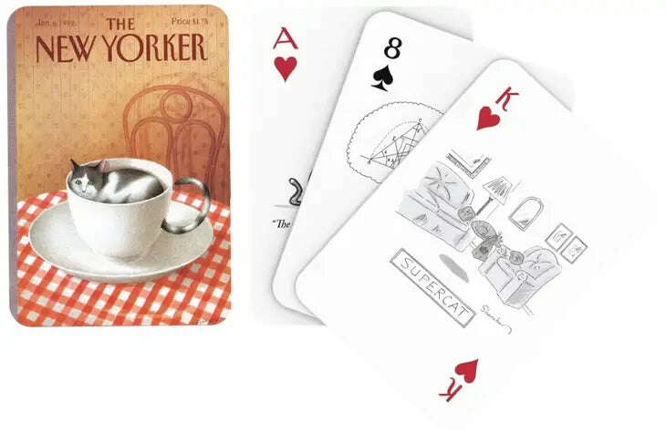The New Yorker Cat Cartoons Playing Cards NYPC - Image 2