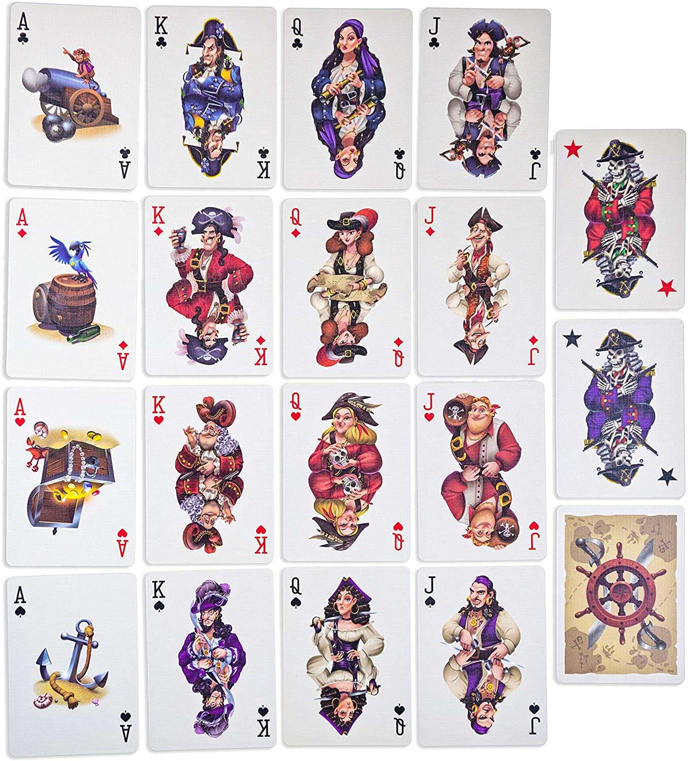 The Parrot Deck Playing Cards - Where Pirates Rule the Caribbean! - Image 3