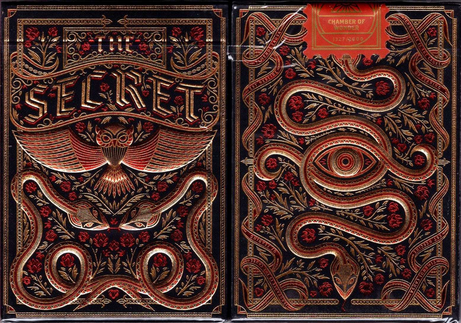 The Secret Scarlet Playing Cards TWPCC