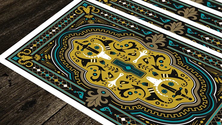 The Secret Tale of King Arthur Black Playing Cards WJPC - Image 4