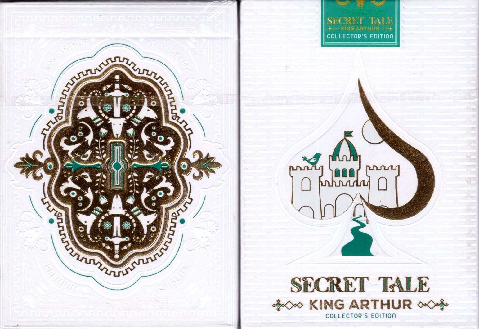 The Secret Tale of King Arthur White Playing Cards WJPC
