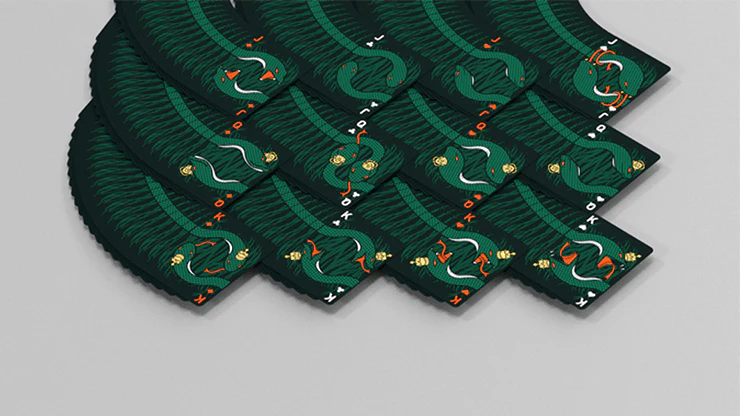 The Serpent Green Playing Cards Cartamundi - Image 5