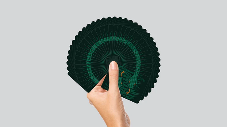 The Serpent Green Playing Cards Cartamundi - Image 6