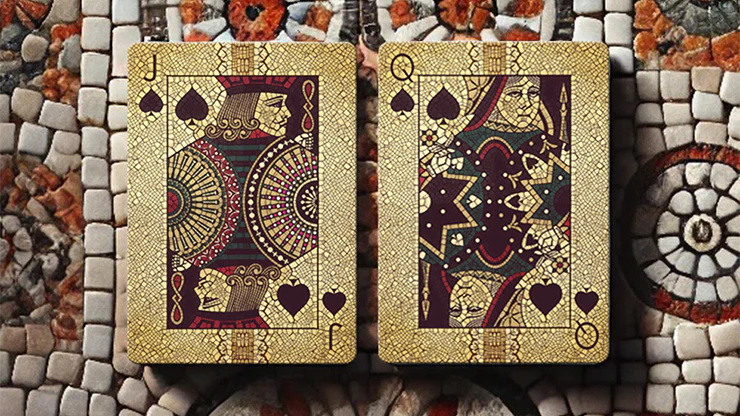 The Spirit of The Mosaic (Blue) Playing Cards - Image 2