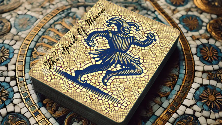The Spirit of The Mosaic (Blue) Playing Cards - Image 3