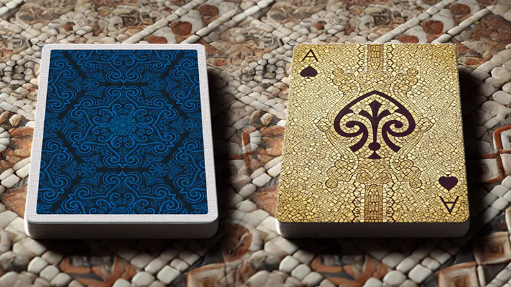 The Spirit of The Mosaic (Blue) Playing Cards - Image 4