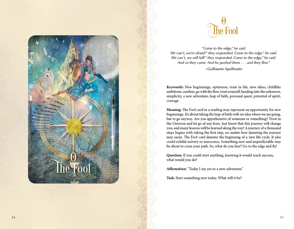 The Tarot of Enchanted Dreams Kit - Deck & Book Red Feather - Image 6