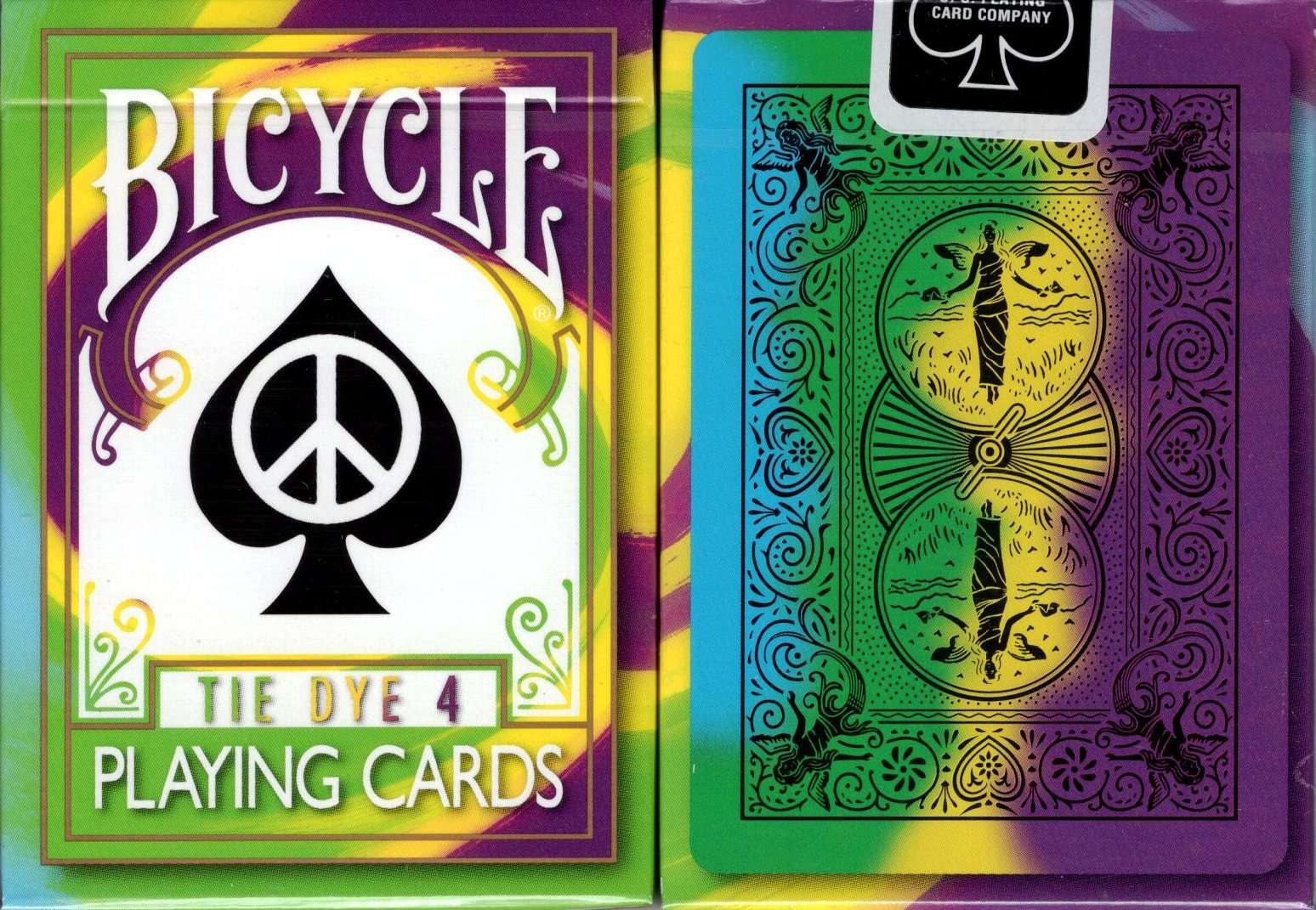 Tie Dye v4 Bicycle Playing Cards