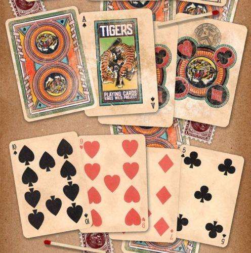 Tigers Kings Wild Project Playing Cards USPCC - Image 3