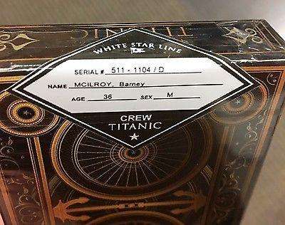Titanic Death Bicycle Playing Cards Deck - Image 2