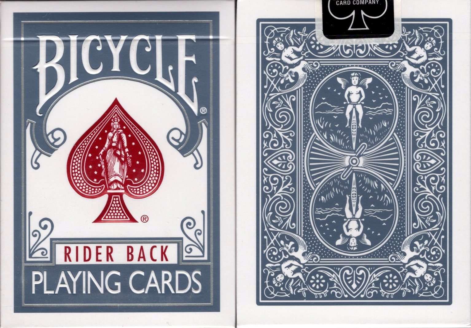 Titanium Steel Blue v2 Bicycle Playing Cards