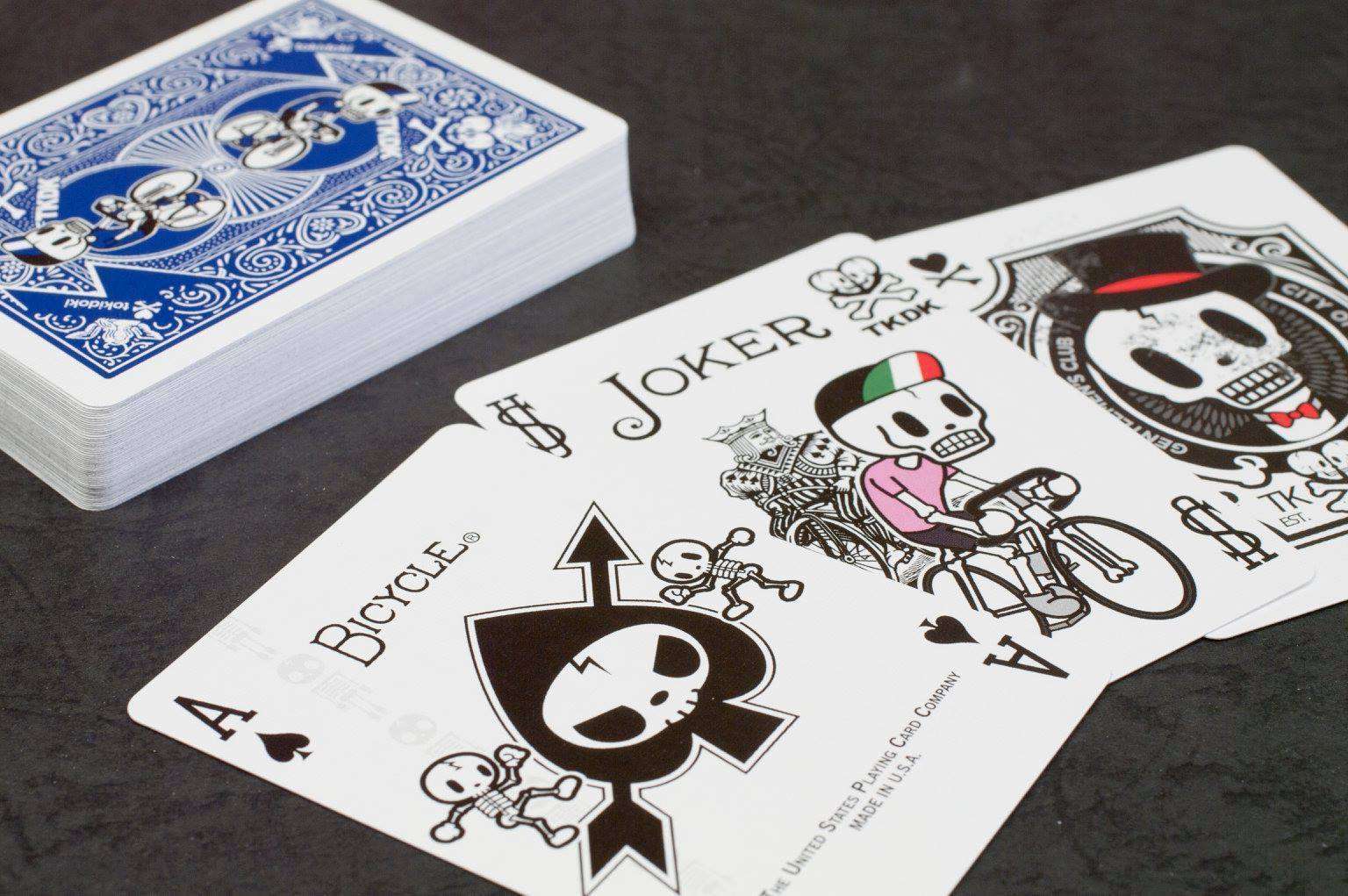 Tokidoki Blue Maiden Back Bicycle Playing Cards Deck - Image 3