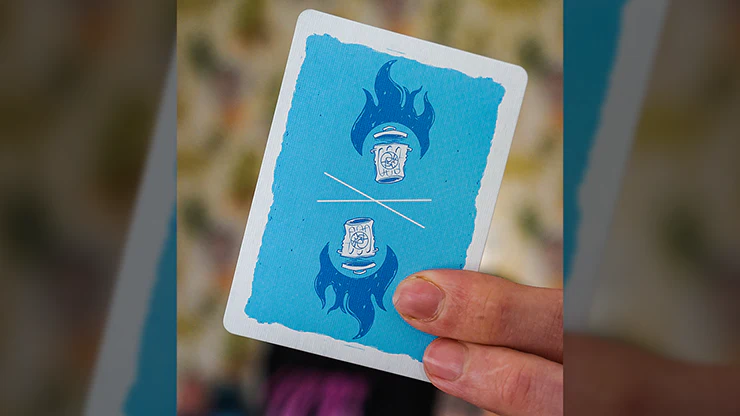 Trash & Burn Blue Playing Cards - Image 6