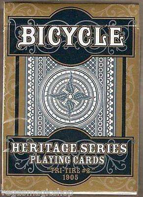 Tri-Tire #2 1905 Heritage Series Bicycle Playing Cards - Image 2