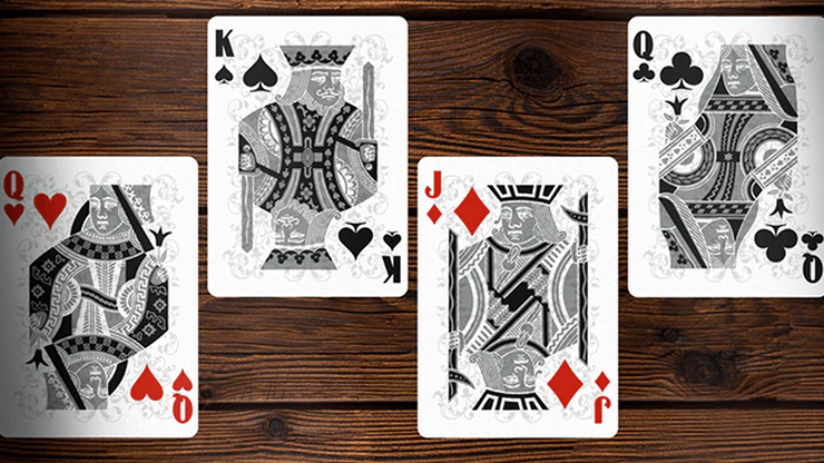 Tulip Black Playing Cards USPCC - Image 2