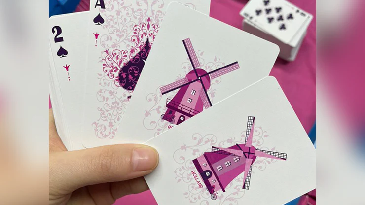 Tulip Pink Limited Edition Playing Cards WJPC - Image 3