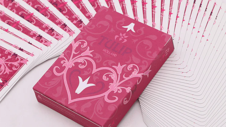 Tulip Pink Limited Edition Playing Cards WJPC - Image 4