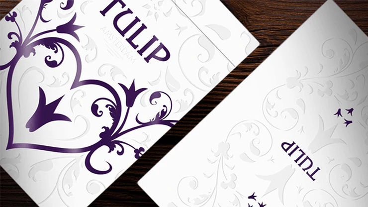 Tulip Purple Playing Cards USPCC - Image 4