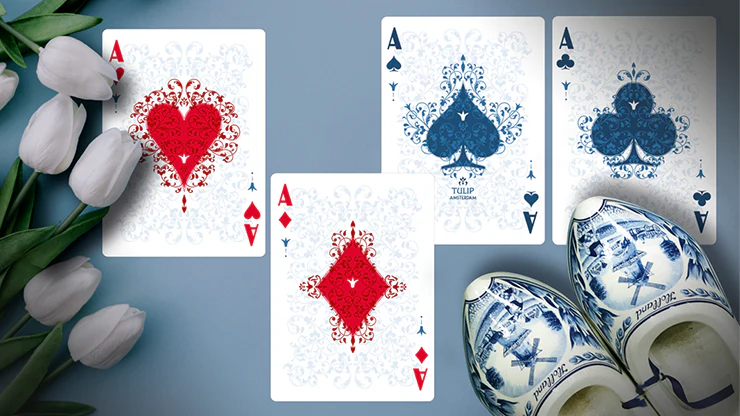 Tulip White Playing Cards LPCC - Image 5