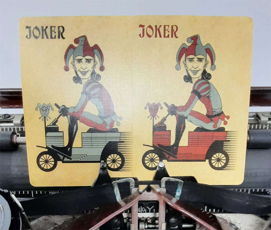Turn of the Century Automobile Bicycle Playing Cards - Image 2