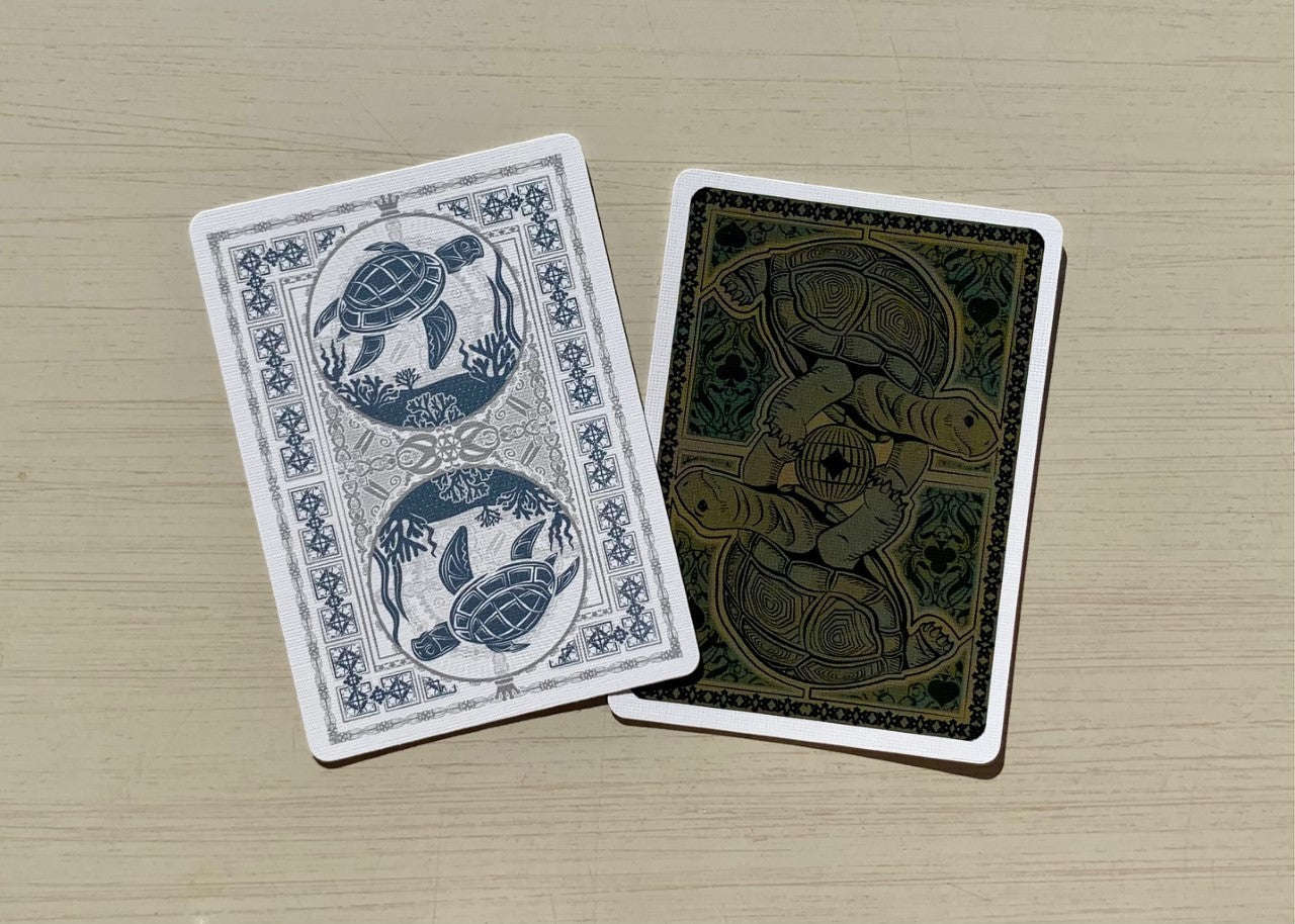 Turtle Gilded Bicycle Playing Cards - Image 5