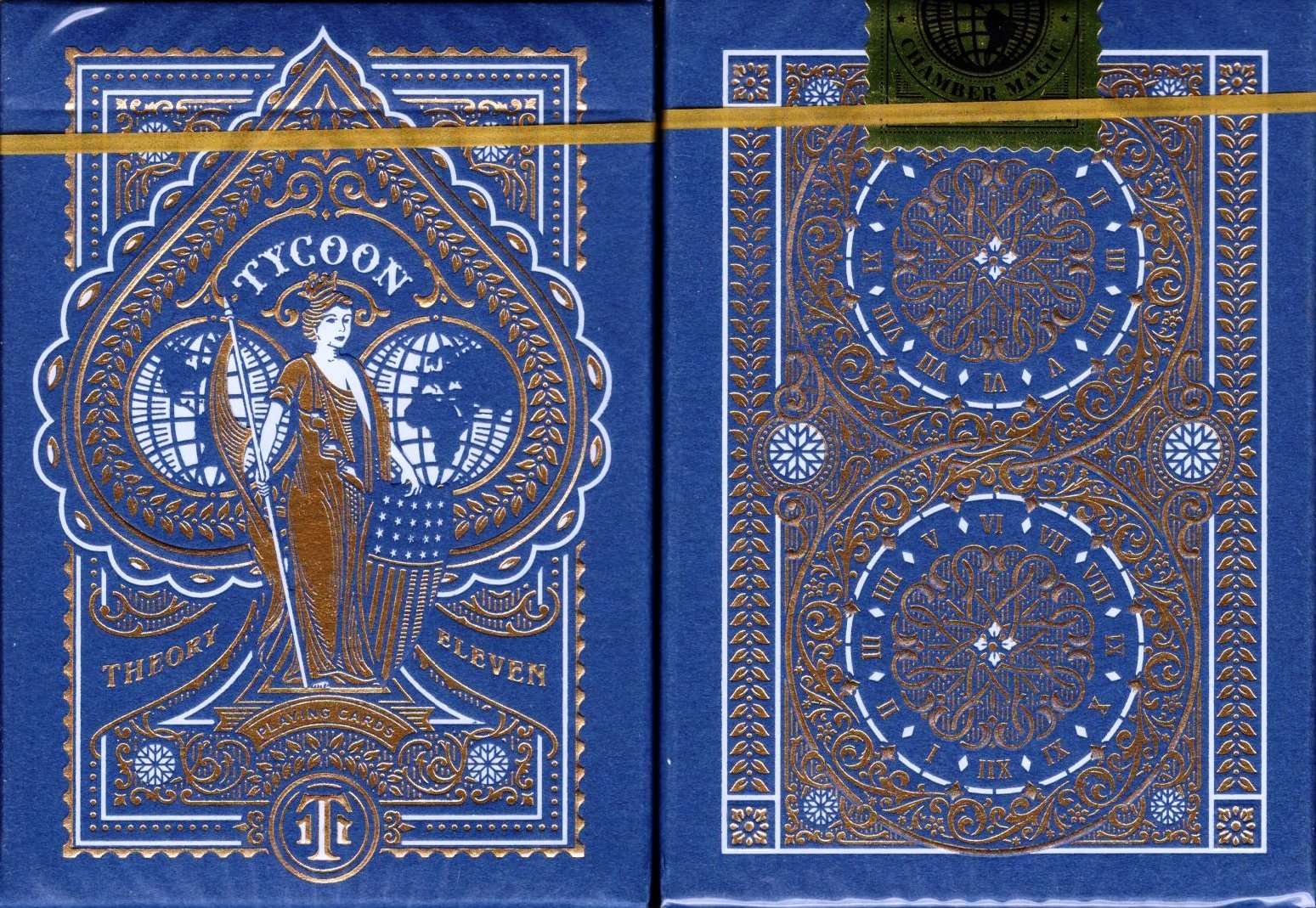 Tycoon Ming Blue Playing Cards USPCC