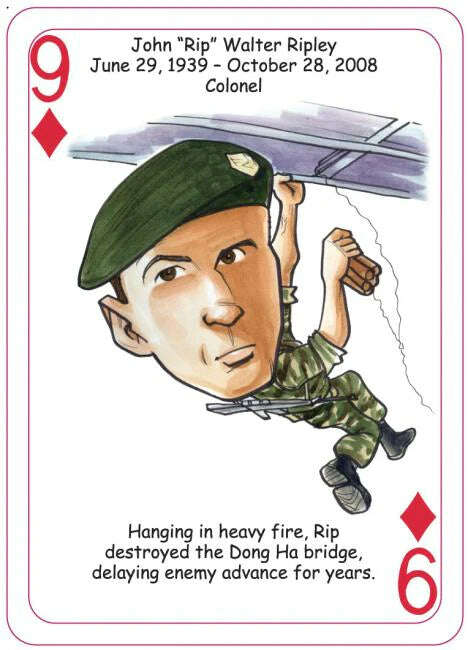 U. S. Marines Battle Heroes Playing Cards - Image 6