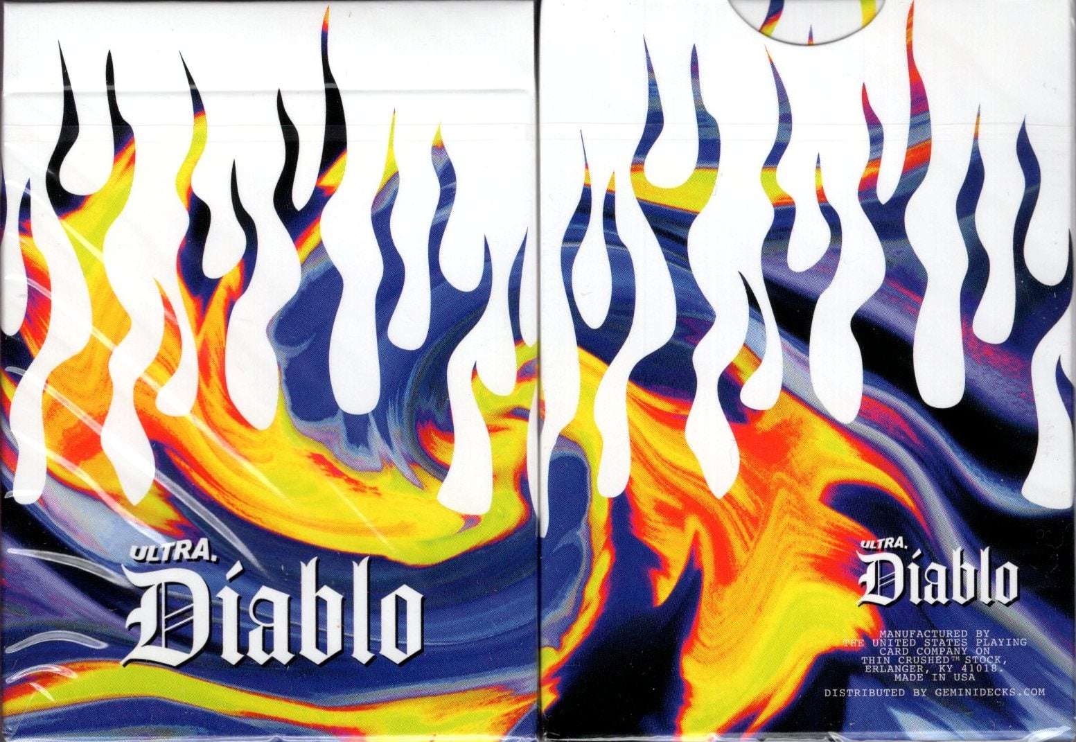 Ultra Diablo Blue Playing Cards USPCC